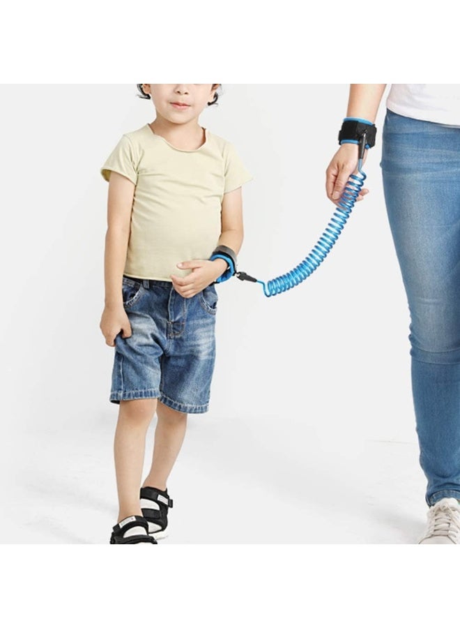 Kids Anti Lost Safety Wrist Leash – 1.5 Meter Extendable Coiled Steel Cord, 360° Rotating Child Safety Link with Comfortable Adjustable Wristbands - Image 4